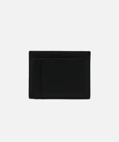 Card holder with logo plate