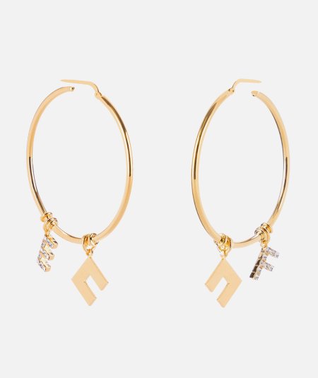 Orecchini a cerchio con charm - Duepistudio ***** Abbigliamento, Accessori e Calzature | Uomo - Donna