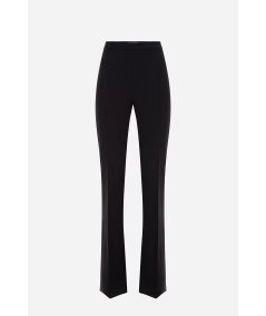 Palazzo trousers with enameled buttons