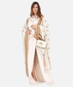 Cape with monogram motif - MATRICE