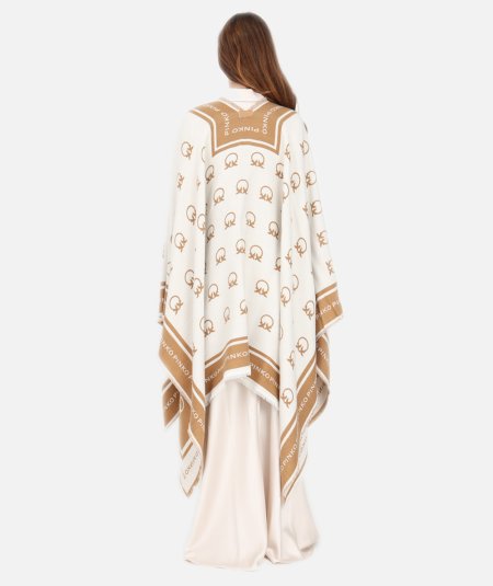 Cape with monogram motif - MATRICE