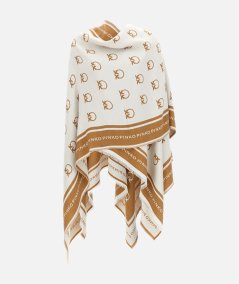 Cape with monogram motif - MATRICE