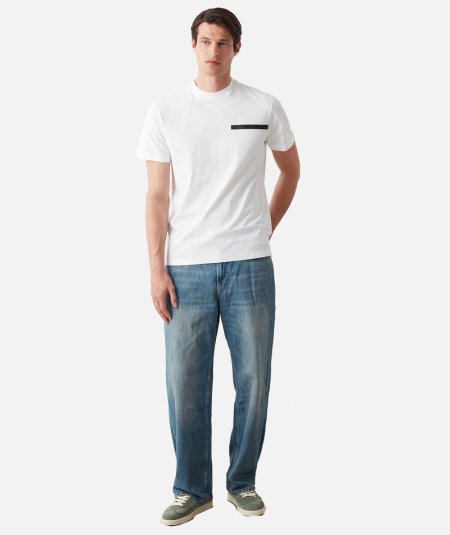 T-shirt a manica corta con banda - Duepistudio ***** Abbigliamento, Accessori e Calzature | Uomo - Donna