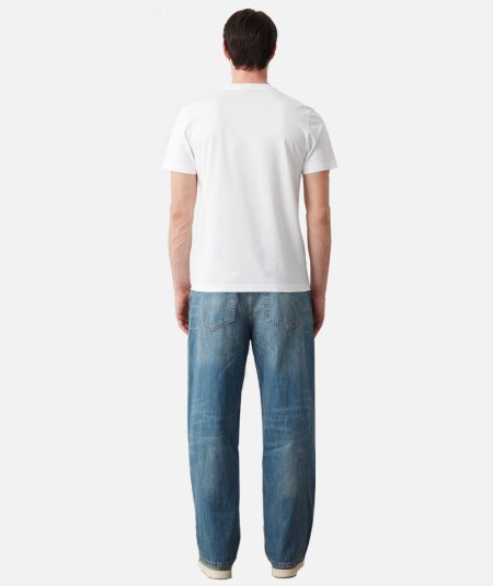 T-SHIRT IN JERSEY DI COTONE CON TRASFER
