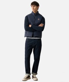 Smanicato gilet trapuntato