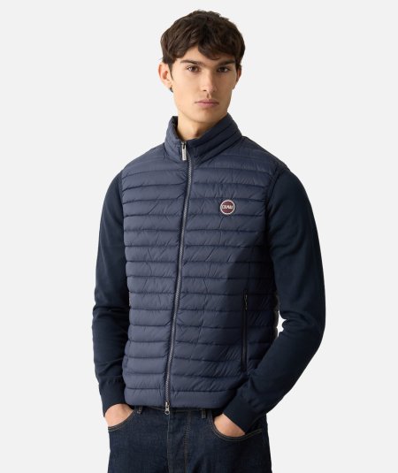 Smanicato gilet trapuntato