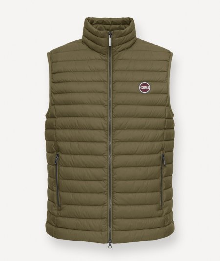 SMANICATO GILET TRAPUNTATO