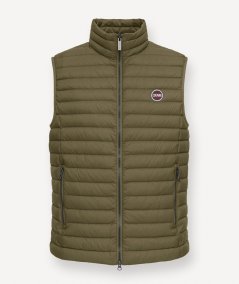 SMANICATO GILET TRAPUNTATO