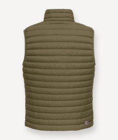 SMANICATO GILET TRAPUNTATO