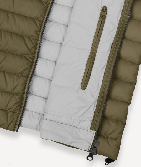 SMANICATO GILET TRAPUNTATO