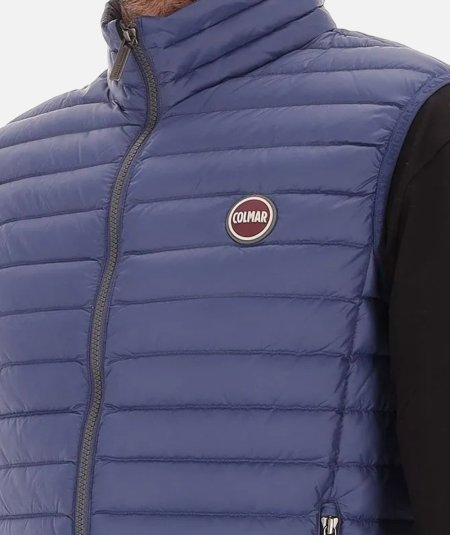 SMANICATO GILET TRAPUNTATO