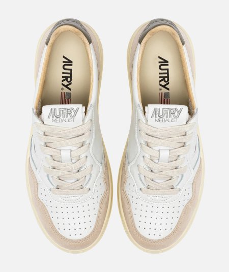 Medalist Low sneakers in leather and suede