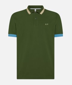 Polo big stripes on collar