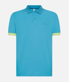 Polo big stripes on collar