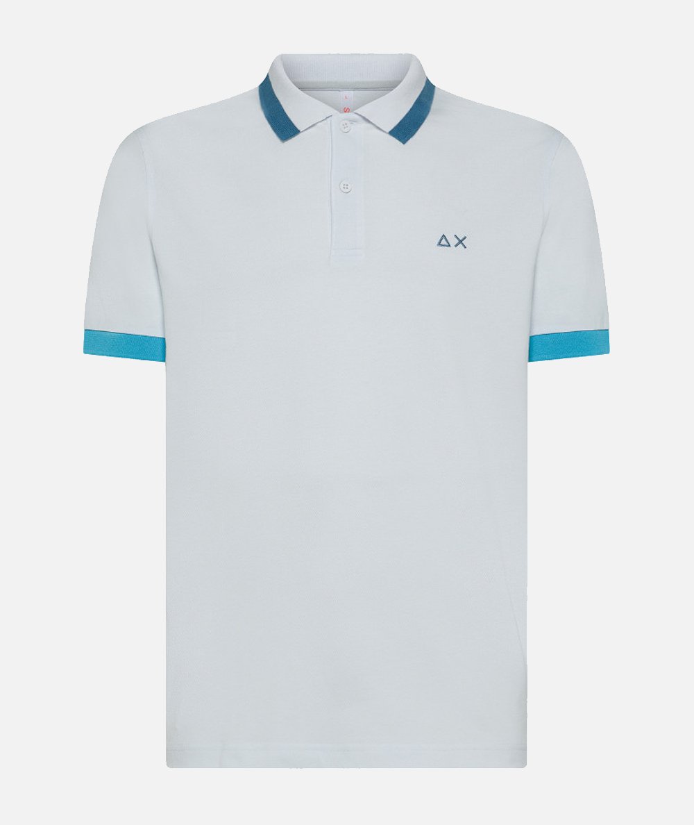Polo big stripes on collar