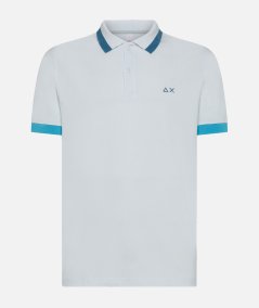 Polo big stripes on collar