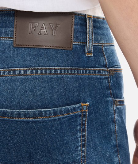 Jeans 5 Tasche in Denim Stretch