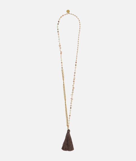 Collana pietre e catena - Duepistudio ***** Abbigliamento, Accessori e Calzature | Uomo - Donna