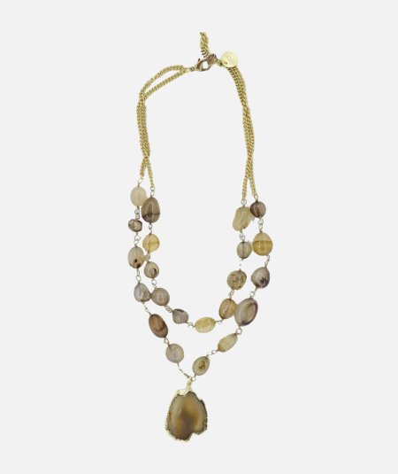 Collana con pietre e pendente - Duepistudio ***** Abbigliamento, Accessori e Calzature | Uomo - Donna