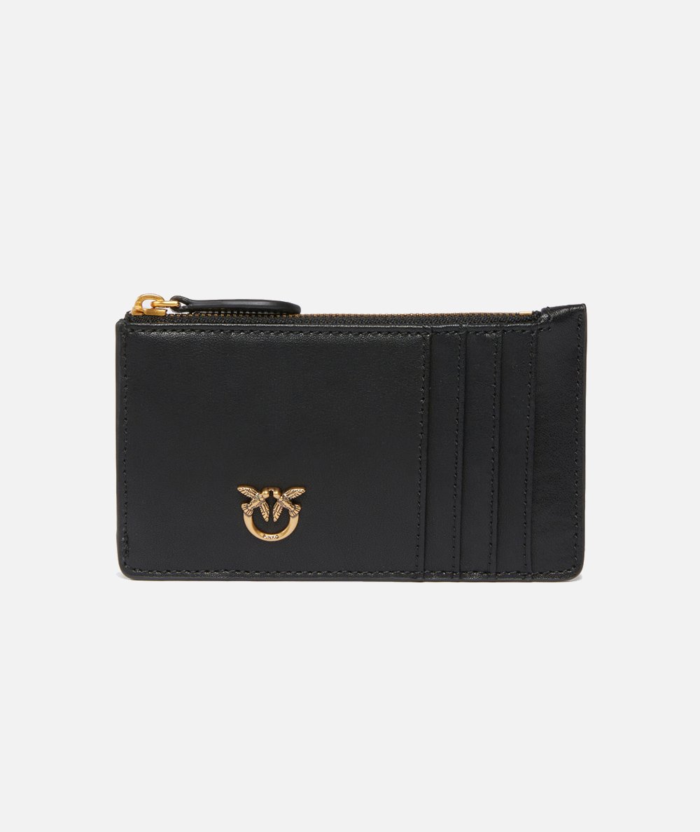 Porta carte con zip