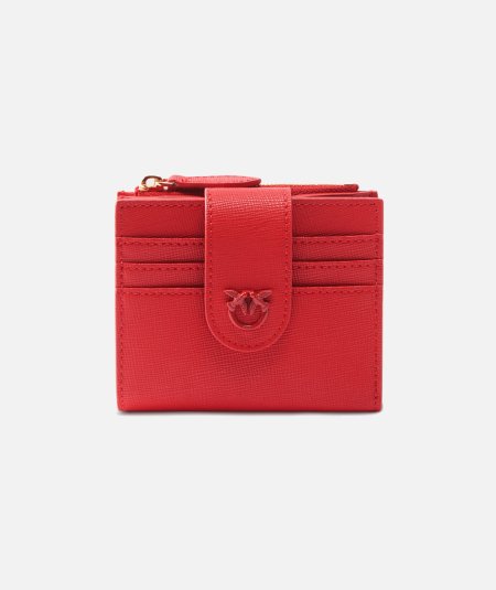 Piccolo portafoglio compatto in pelle saffiano - Duepistudio ***** Abbigliamento, Accessori e Calzature | Uomo - Donna