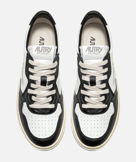 Sneakers medalist low bicolor in pelle