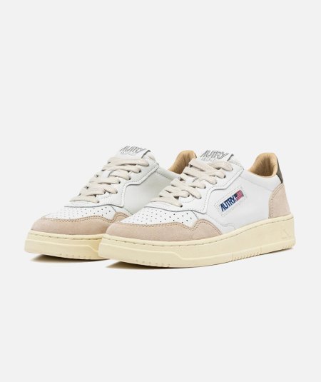 Sneakers medalist low in pelle e suede