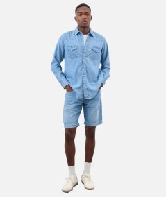 Camicia martin denim bleach