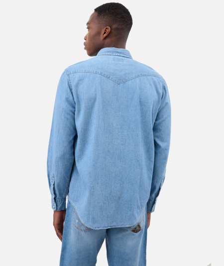 Camicia martin denim bleach