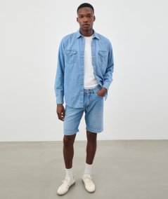 Camicia martin denim bleach