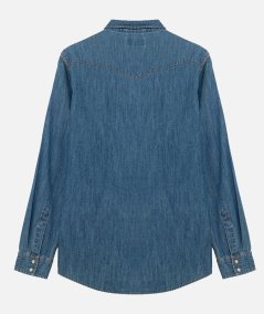 Camicia martin in denim mid wash