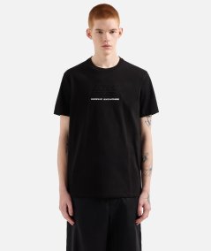 T-shirt regular fit con logo in rilievo