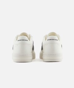 Sneakers con banda a contrasto laterale