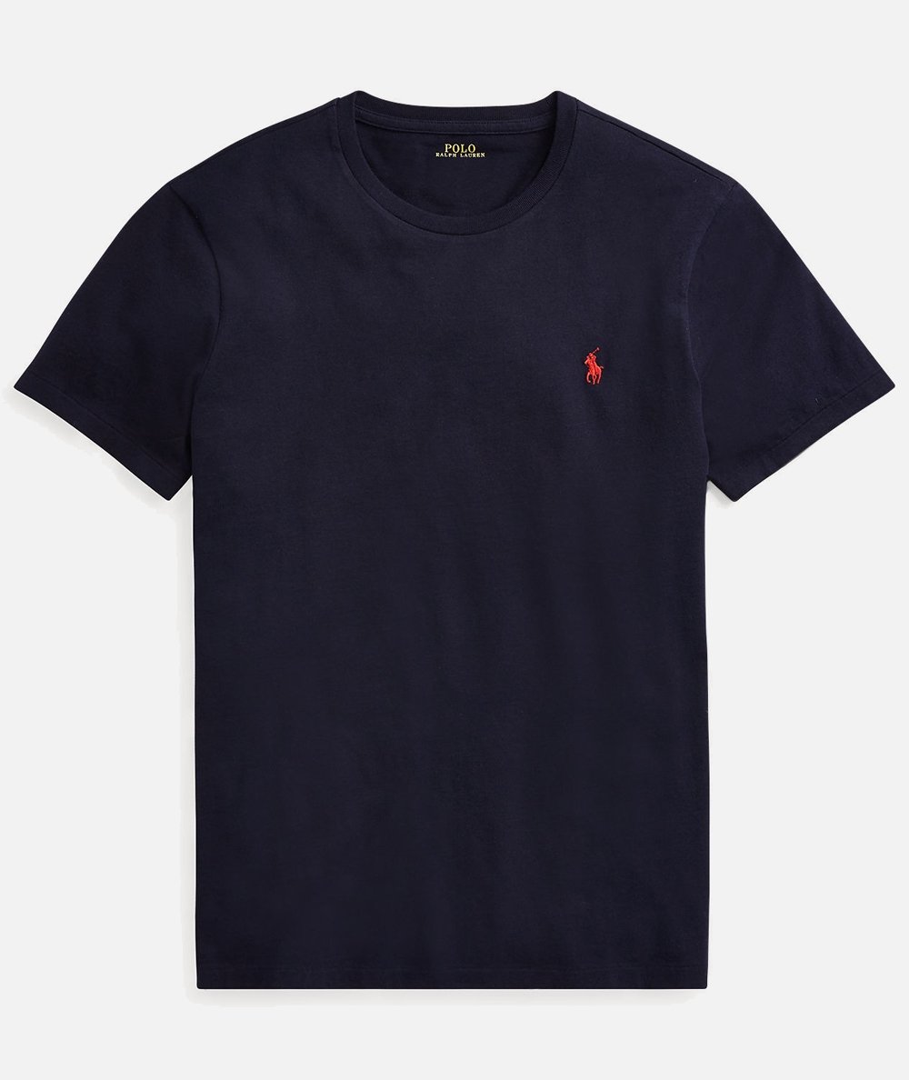 T-shirt girocollo in jersey custom slim fit