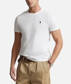 T-shirt girocollo in jersey custom slim fit