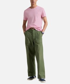 T-shirt girocollo in jersey custom slim fit