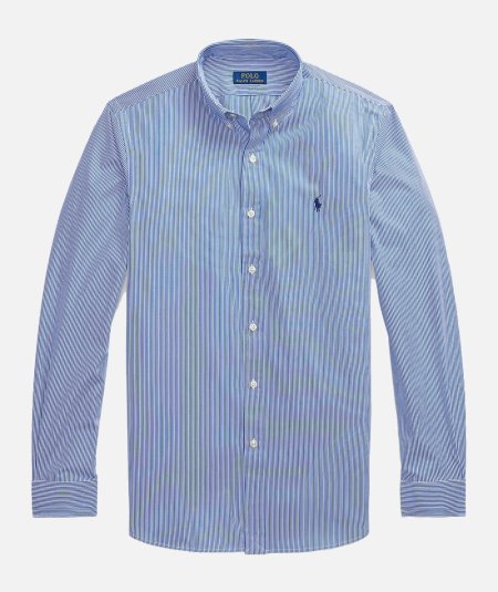 Camicia in popeline elasticizzato a righe slim fit - Duepistudio ***** Abbigliamento, Accessori e Calzature | Uomo - Donna