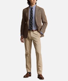 Camicia in popeline elasticizzato a righe slim fit