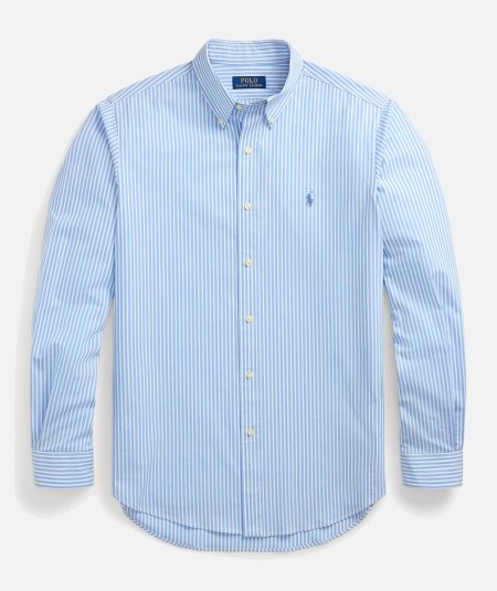 Camicia in popeline elasticizzato a righe slim fit - Duepistudio ***** Abbigliamento, Accessori e Calzature | Uomo - Donna