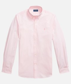 CAMICIA A RIGHE IN POPELINE BI-STRETCH
