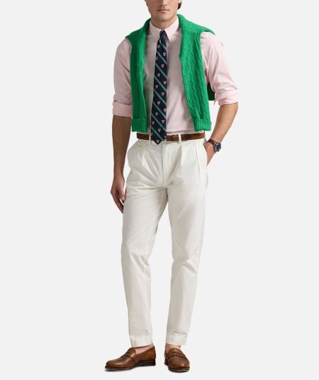 CAMICIA A RIGHE IN POPELINE BI-STRETCH