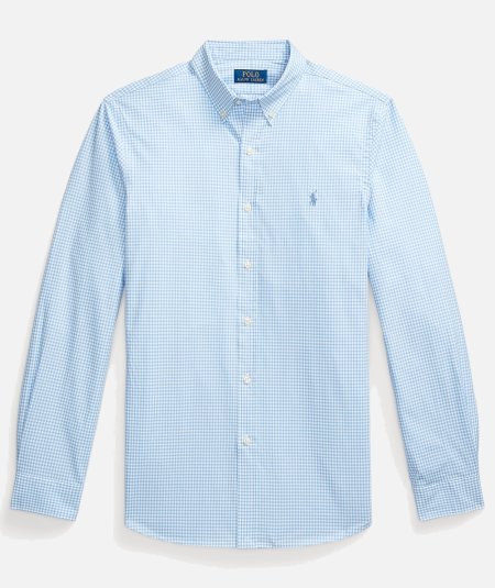 Camicia in popeline elasticizzato a quadretti slim fit - Duepistudio ***** Abbigliamento, Accessori e Calzature | Uomo - Donna