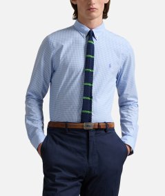CAMICIA A QUADRI POPELINE BI-STRECH