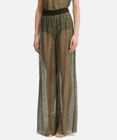 Pantaloni Swatch palazzo rete paillettes