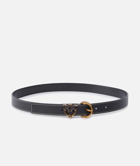 Cintura pelle bottalata dettaglio Love Birds 2,5 cm - Duepistudio ***** Abbigliamento, Accessori e Calzature | Uomo - Donna