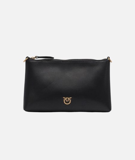 Borsa Tracolla Piatta in Pelle con Logo Love Birds - Duepistudio ***** Abbigliamento, Accessori e Calzature | Uomo - Donna