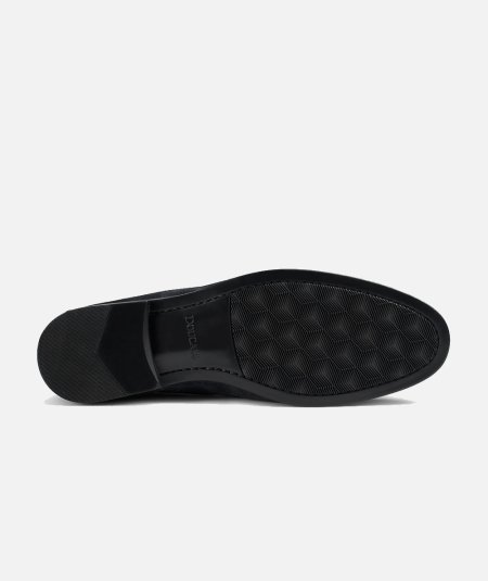 Mocassino in suede blu