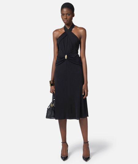 Abito in jersey leggero con scollo incrociato - Duepistudio ***** Abbigliamento, Accessori e Calzature | Uomo - Donna
