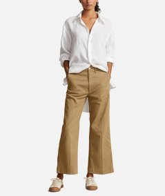 Pantaloni chino a gamba larga