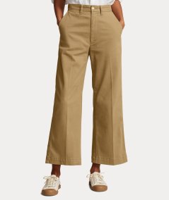 Pantaloni chino a gamba larga